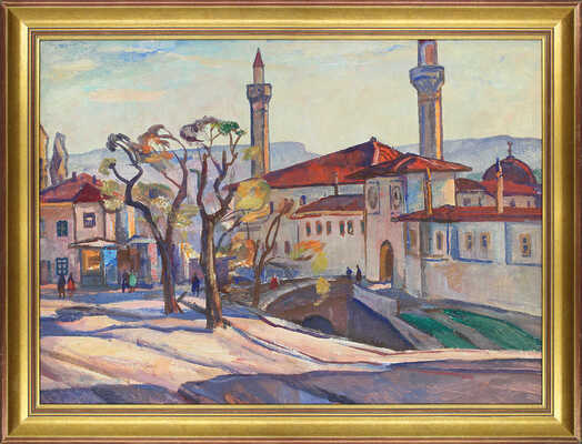 Храпак Георгий Васильевич. У мечети. Бахчисарай